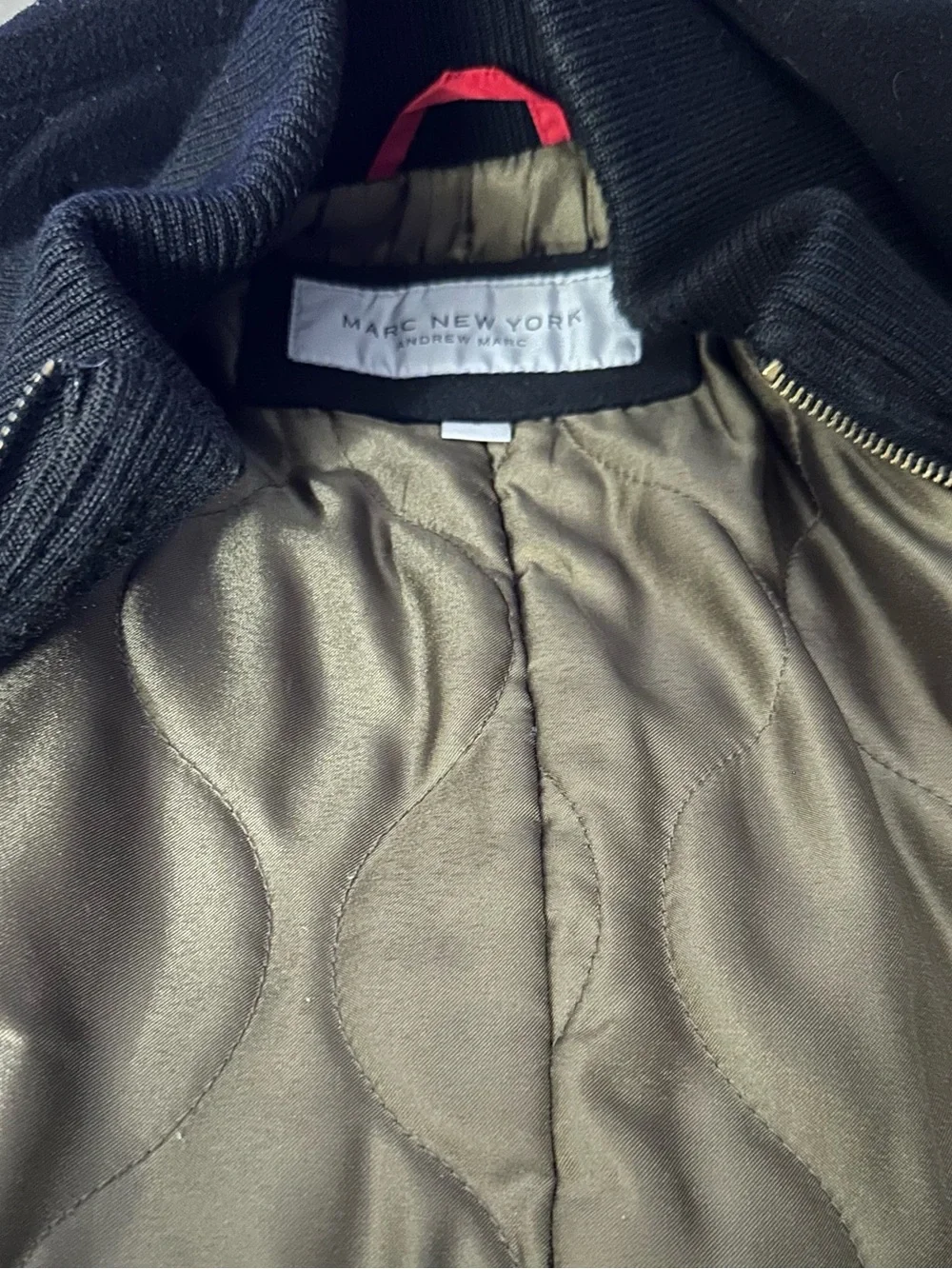 Men's Navy Wool Pea Coat with Zip-Front Layer